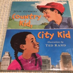 Country Kid, City Kid Hardback book NEW Julie Cummins Miles apart two of a kind